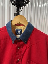 VINTAGE MADE IN USA TEXAS COTTON WESTERN COWBOY STYLE BUTTON UP SHIRT SIZE LARGE