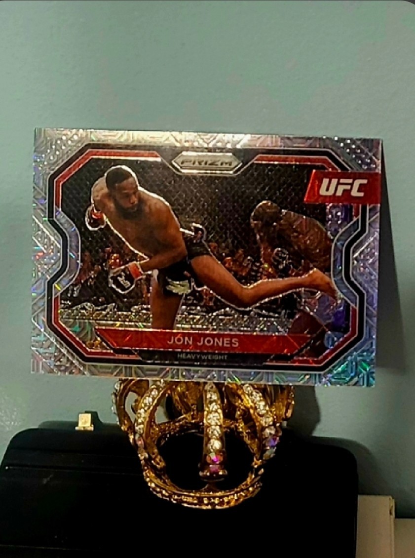 2021 Jon Jones Panini Prizm Mojo 02/25 . UFC DEBUT EDITION !!