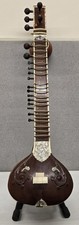 Vintage Unbranded Indian Sitar Ornate Needs Restring Includes Second Gourd