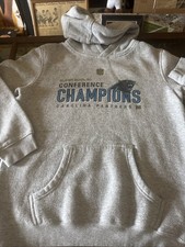 Carolina Panthers SUPER BOWL 50 Conf Champs Youth L 14-16 Commem Hoodie Pre Own