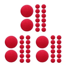  3 Count Red Adorable Clown Nose Costume Prop Lifkome Party Favor