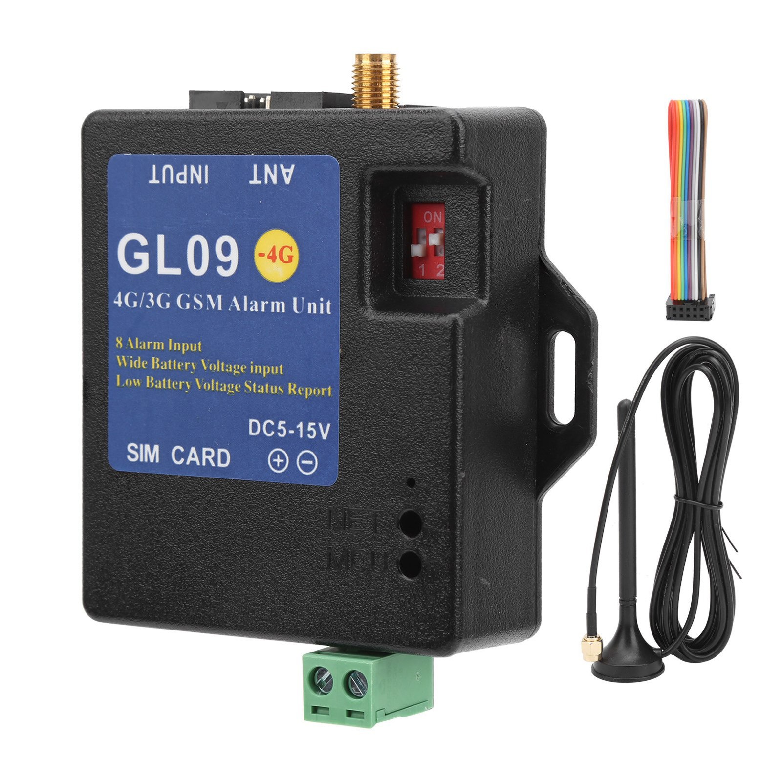 Hot (US) 4G/3G/GSM Alarm System GL09 4G/3G/ GSM 8CH Alarm Security System