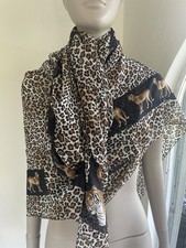 Cheetah/Leopard Print Scarf Sheer Scarf Large 62x 45 inches