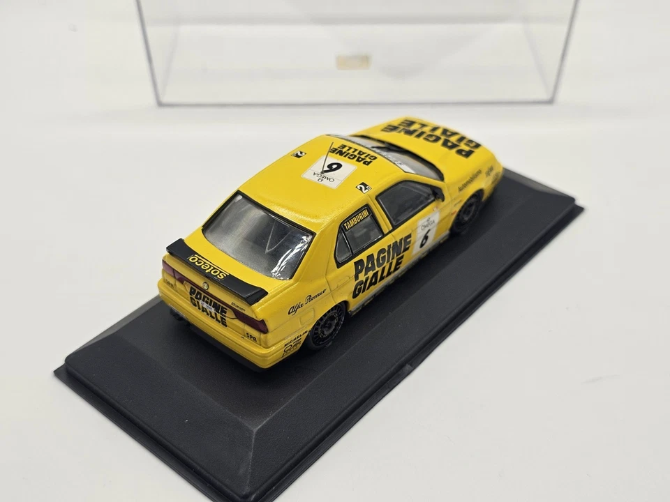 Alfa Romeo 155 TS 1994 Pagine Gialle #6 Tamburini 1:43 Minichamps In Box - Immagine 3 di 3