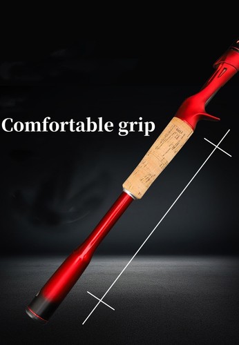 1.8M Fishing Rod Carbon Spinning/Casting Rod Ultra-Light Longcast Fishing 5-25g - Picture 11 of 35