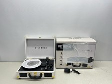 Victrola - Journey Bluetooth Suitcase Record Player Turntable - White -