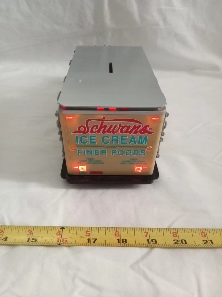 БАНК МОНЕТ SCHWAN'S 1997 GMC ДОСТАВКА ГРУЗОВИК С РАБОЧИМИ ФАРАМИ. - Изображение 4 из 4