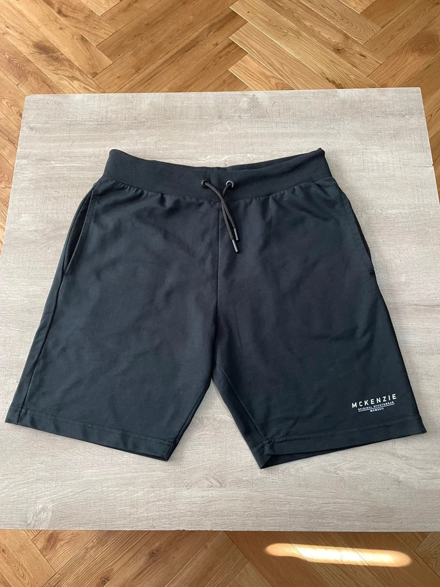 Short De Sport Mckenzie Homme – Noir, Taille L, 100% Polyamide, Sweat