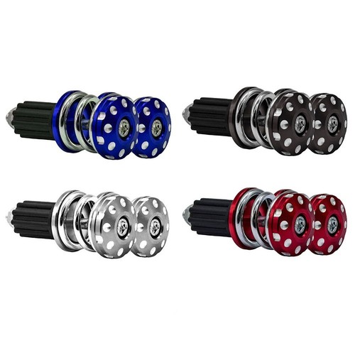 Poignées de guidon capuchon poids d'extrémité pour motos 22 mm conception fac - Afbeelding 10 van 17