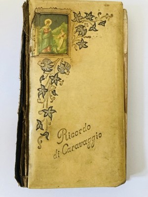 Altes italienisches katholisches Gebetbuch Libro Di Pieta B.V. Di Caravaggio Divot