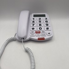 Excelltel Landline Phones for Seniors, Adjustability Features, White EX-LD-265 