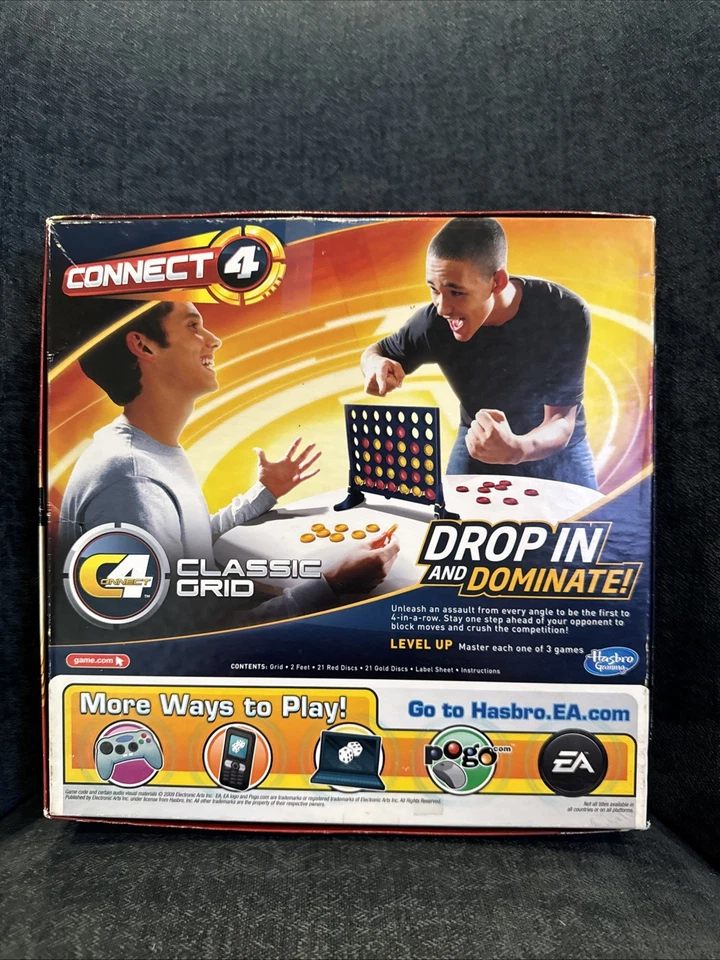 Hasbro Connect 4 Classic Grid Game 2011 Complete minus instructions. - Image 2 of 4