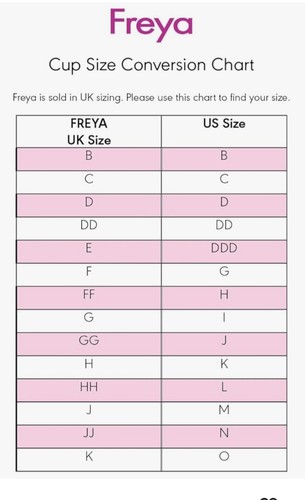 Freya T-Shirt Bra Size 30G Idol Underwire Molded Bra Style #AA1050CIN Brown - Picture 18 of 21