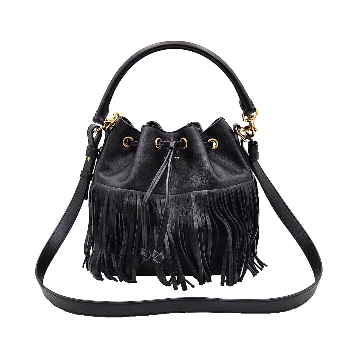 Saint Laurent Secchio in pelle nero 2WAY 381762 122314081