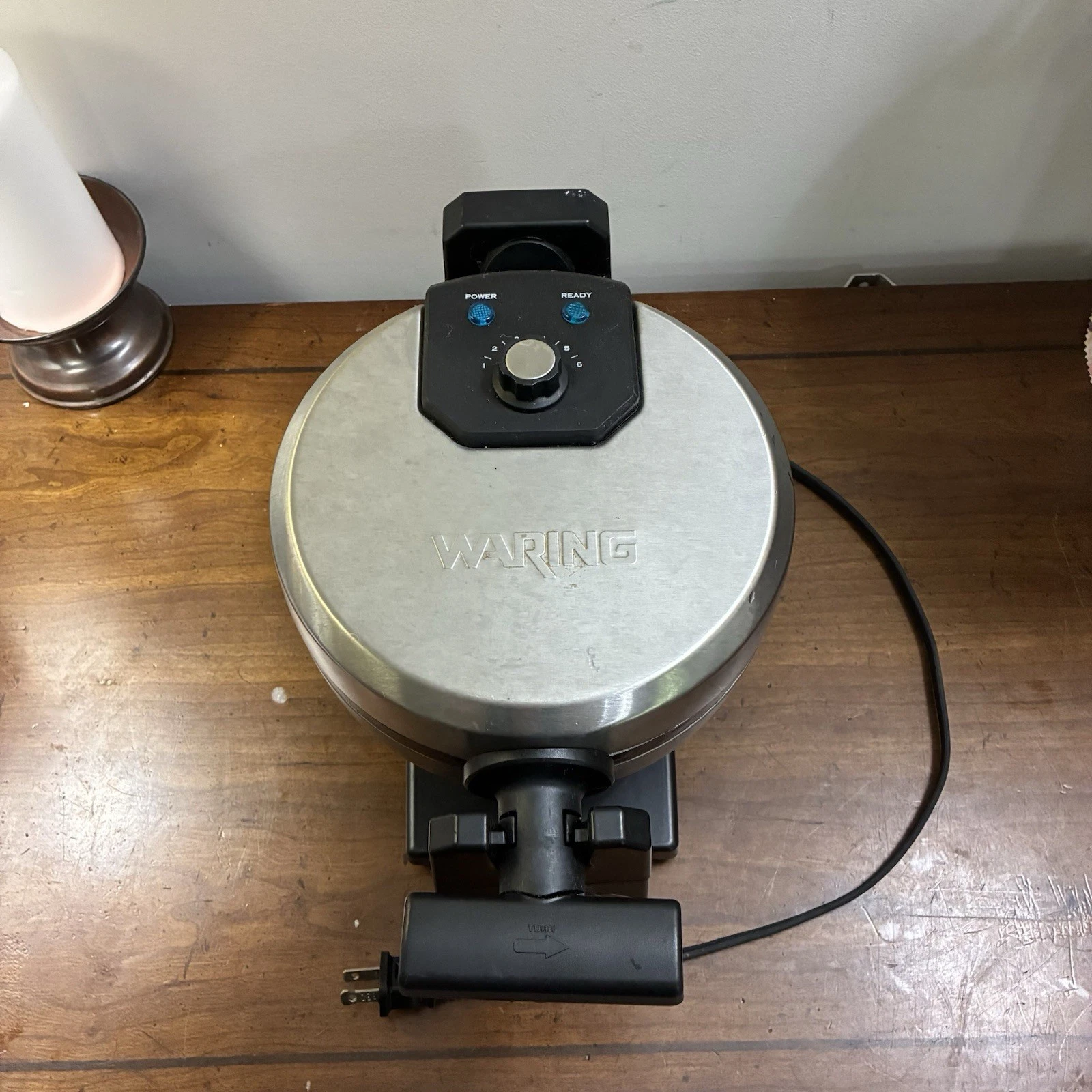 Waring Pro Professional Belgian Waffle Maker WMK200 Stainless Clean Tested