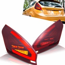 Vland Led Tail Lights Red For Ford Fiesta Hatchback Se St 2008-2019 Wanimation