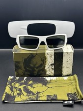 Oakley Gascan 10th Mountain Division Polished White w/Dark Grey Lenses