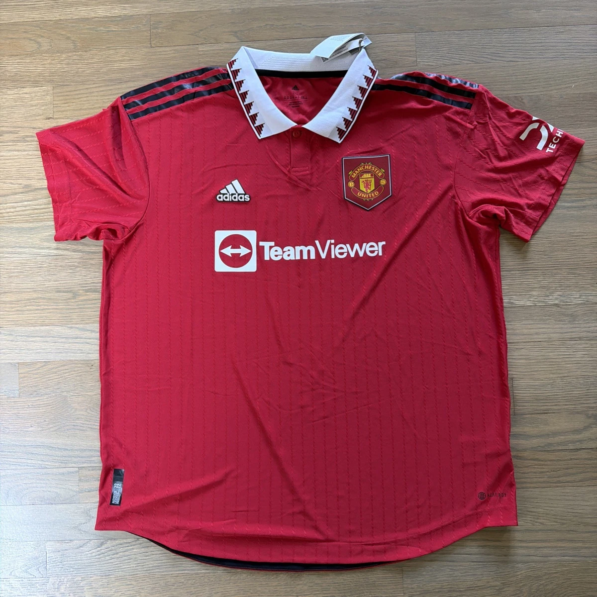Red Manchester United International Club Soccer Fan Jerseys for