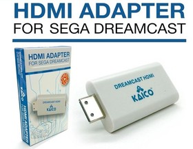 Kaico Sega Dreamcast HDMI Converter Plug & Play 480p VGA & RGBS Adapter NEW!