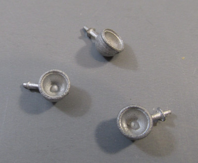 Three (3) O-Scale Tractor / Truck Headlights
