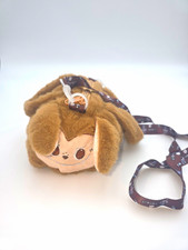 Unisex Kids Brown Dog Plush Faux Fur Backpack Zip Adjustable Strap