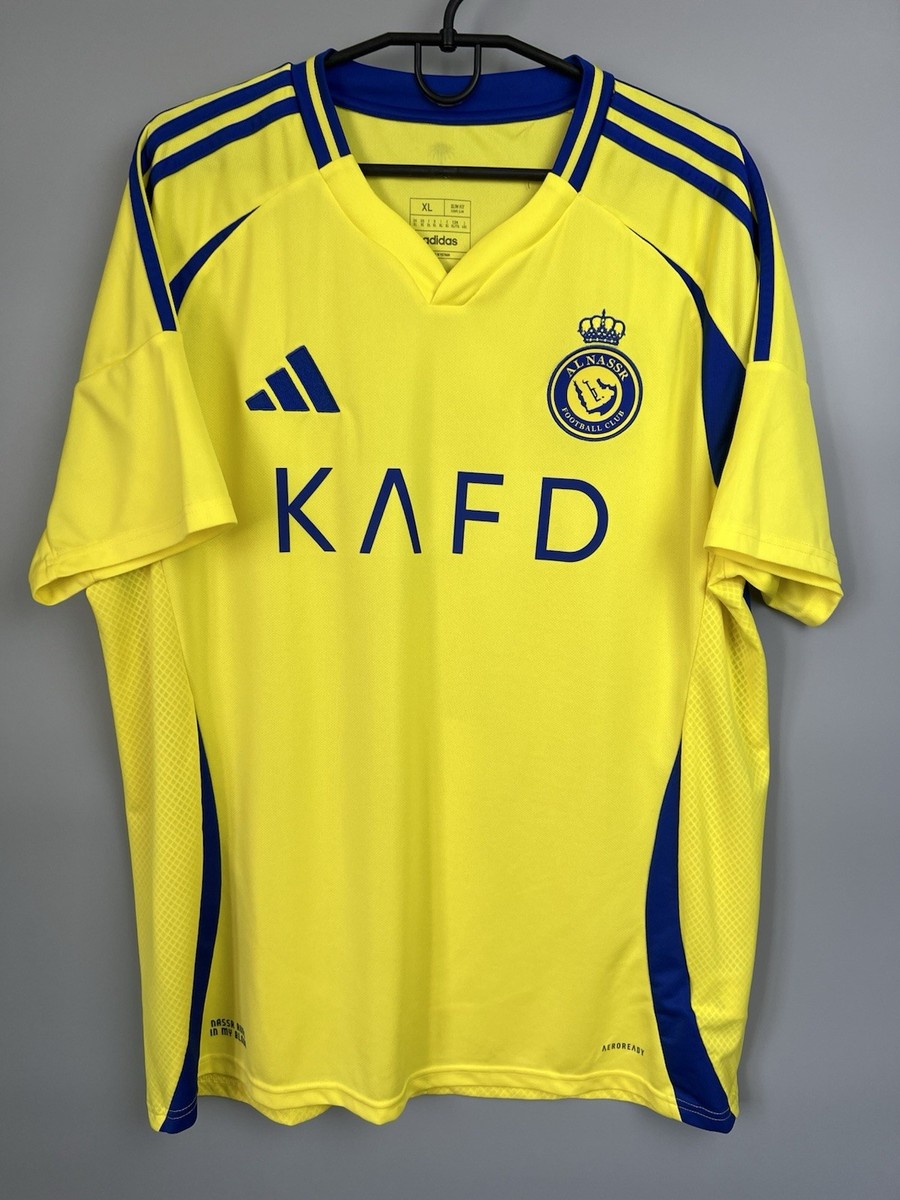 Ronaldo Al Nassr Jersey 23/24 Home Soccer Shirt Yellow JP0459