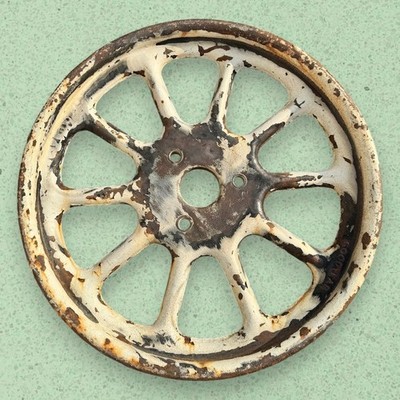 Morris Bullnose / Flatnose 19'', 3 Stud Wheel Goodyear. Vorkriegsauto. Cowley