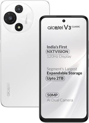 Alcatel V3 Classic 5G HaloWhite 128GB 6GB RAM 50MP 5200mAh Indian Global Version