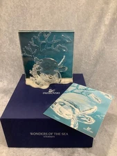 Swarovski SCS Wonders of the Sea Eternity 726028 CLEAR Turtle MIB+COA Artist Sig