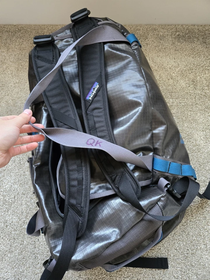 Patagonia Black Hole Duffel 60L Gray/Blue Similar To 55L - Image 3 of 4