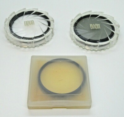 Drei Filter Hoya 49mm NDx2 & Nahlinse 33,5-50cm M49.  K