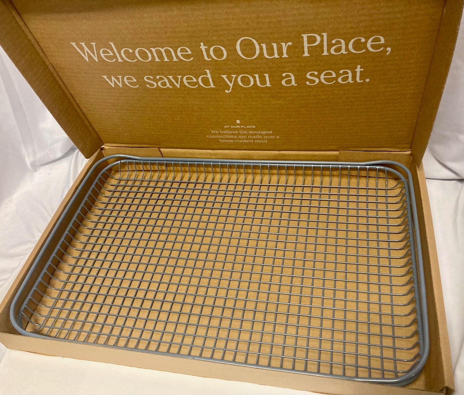 OUR PLACE Oven Rack for Roasting Cooling Blue Salt Open Box New