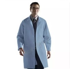 Lab Coat Medline 83044RCWXS Unisex Size X-Small Blue 41" Length