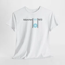 1972 München Summer Games Munich West Germany Gildan Unisex Heavy Cotton Tee