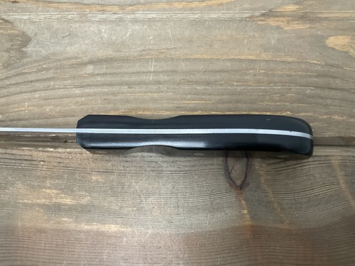 Coltello da affettare vintage EHP Ekco punta freccia 9,5” SS alto carbonio professionale full tang - Foto 9 di 17
