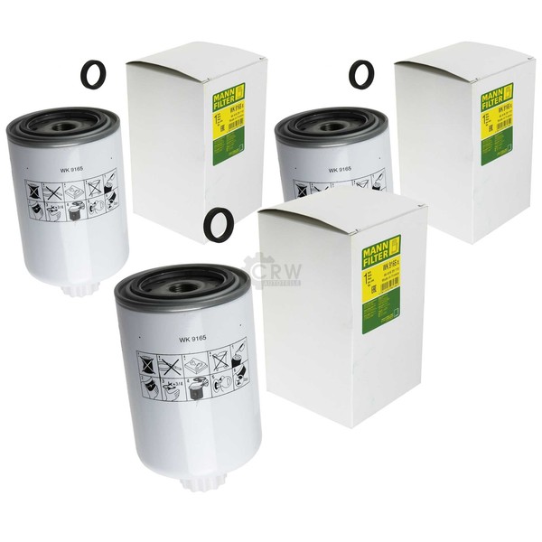 3X Original Mann-Filter Kraftstofffilter WK 9165 X Fuel Filter-image