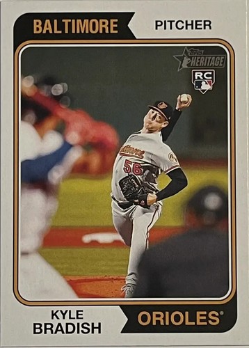 2023 Topps Heritage #191 Kyle Bradish | Baseball Card