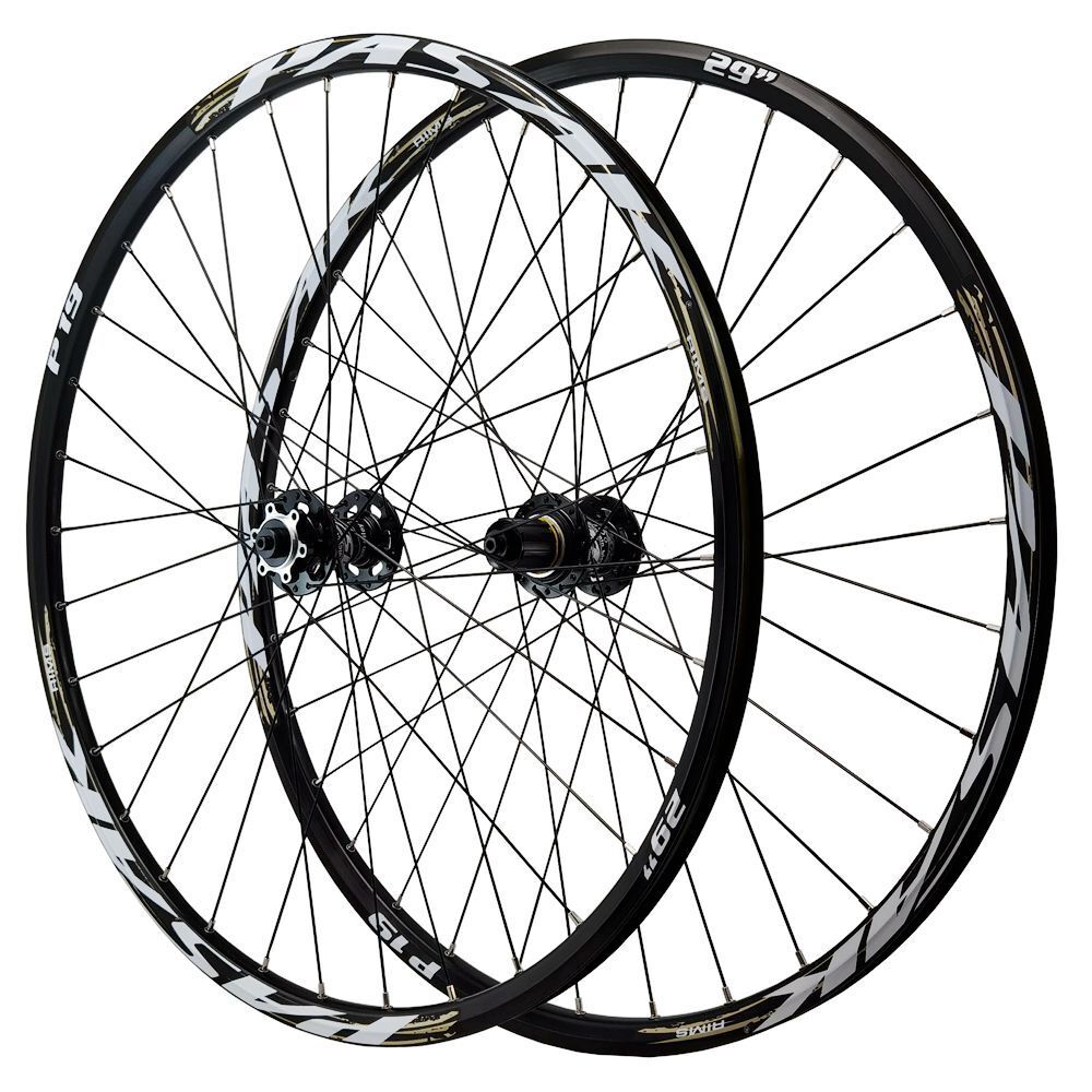 Set ruote mtb 29er 26er HG mountain bike 27,5er ruote 32fori asse passante 12x142mm foto 5