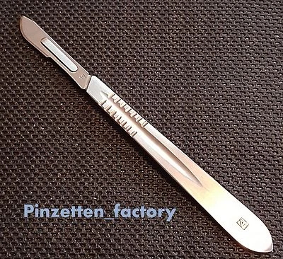 MARKENLOS Skalpellklingen Nr. 19 + Klingenhalter Nr.4(auswahl 10,15,30 oder 50 klingen