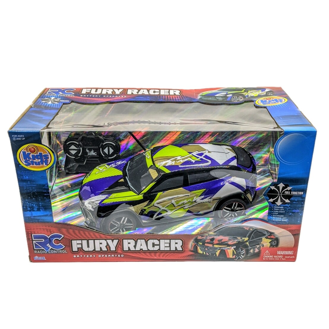 Kids Stuff Radio Control Fury Racer Battery Operated Green