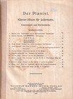🎹 "DER PIANIST" Klavier-Album für Jedermann, Opernmusik & Stücke - Hansen 1924