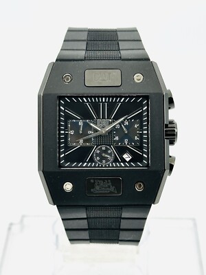 Caterpillar CAT N4.163.21.121 Multifunction Black Rubber Strap 