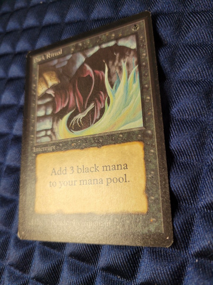 Magic the Gathering Dark Ritual Beta near Mint eBay