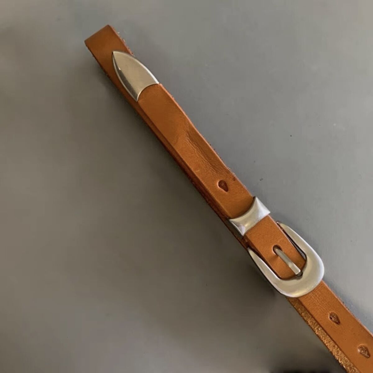 BELT Classic Our Legacy Grained Leather Pin-Buckle Limited BELT Classic Our Legacy Grained Leather Pin-Buckle Limited