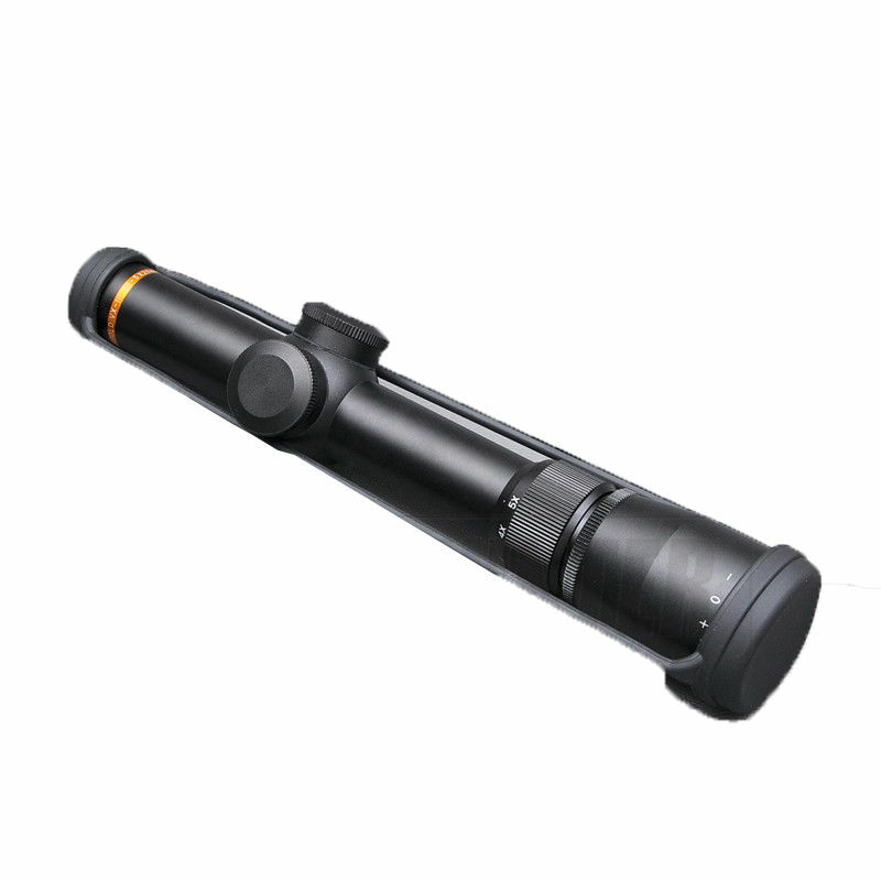1.5-5x20mm Riflescope With Mil-Dot Reticle – Includes 20mm Mount – Black – China