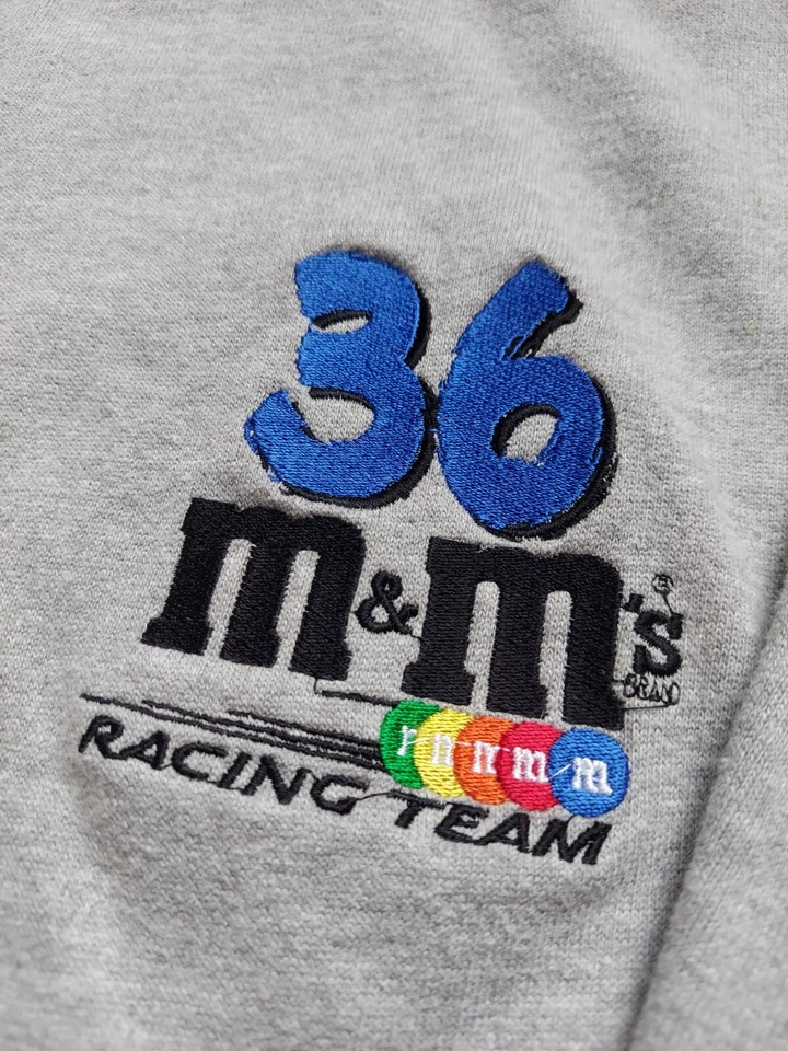 Sudadera vintage #36 Ken Schrader NASCAR Racing M&Ms cuello redondo - grande para hombre Foto 3 de 4