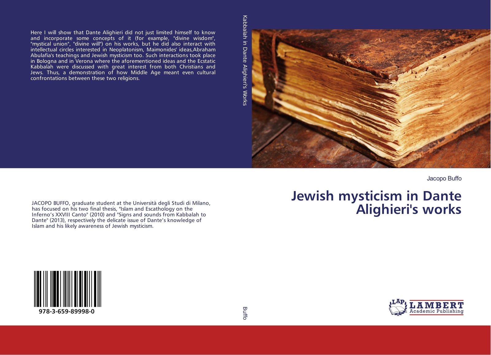 Thumbnail - Jacopo Buffo | Jewish Mysticism In Dante Alighieri's Works |