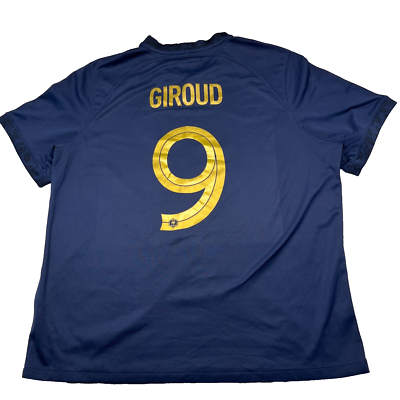 NIKE FFF France National Team Home Soccer Jersey 2022 Mens 2XL