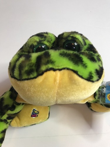 webkinz bullfrog bull frog by ganz new with code plush hm114 s1a