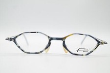 Vintage Flair 44 Multicolored Silver Square Glasses Eyeglass Frame NOS